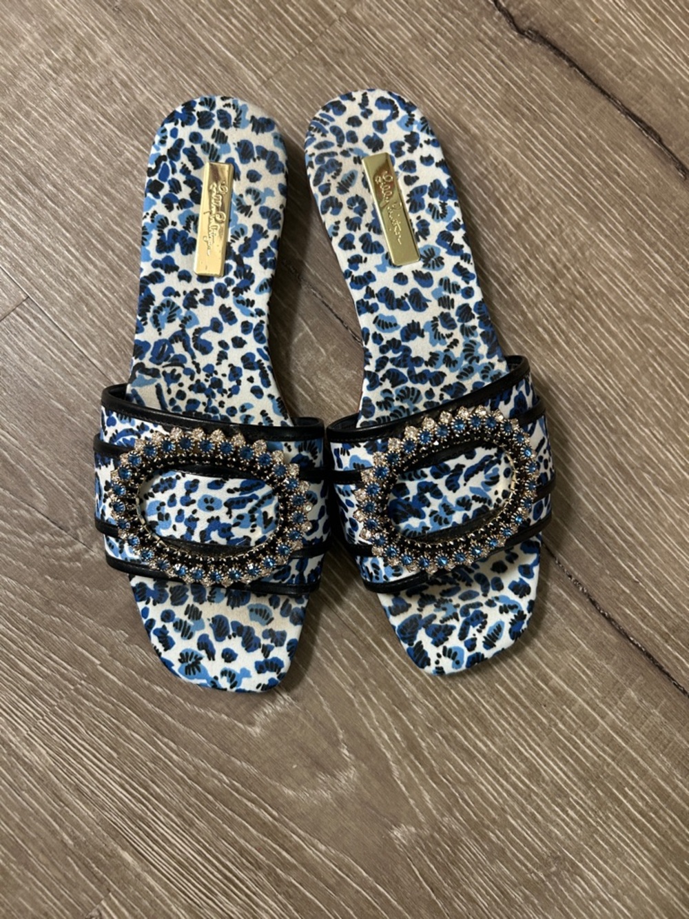 Lilly Pulitzer jeweled flats